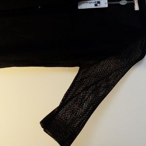 NWT Black fancy cardigan
